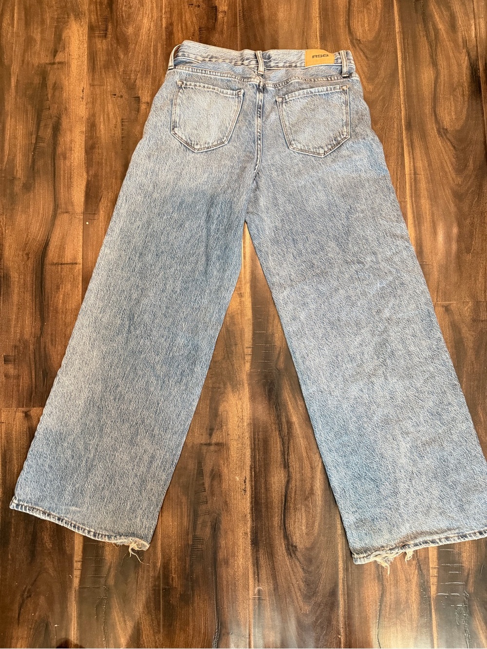 RSQ Light Wash Wide Leg Jeans - Picture 4 of 6